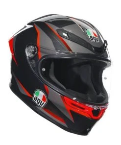 AGV K6 S Slashcut Grey/Red