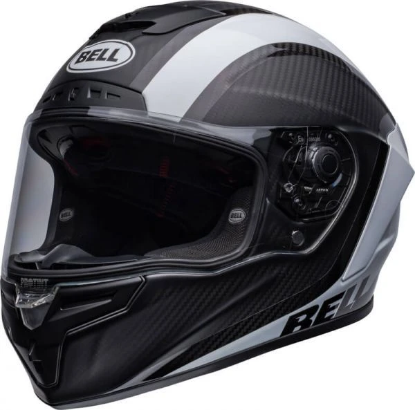 Bell Racestar DLX Tantrum 2 Black/White Full-Face Helmet 1 Bell Racestar DLX Tantrum 2 Black/White Full-Face Helmet