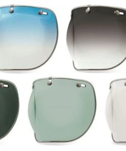 3-Snap Bubble DLX Visor For Bell Custom 500
