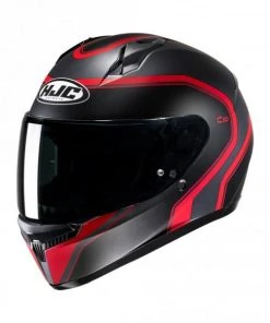 HJC C10 Elie Black/Red MC1SF