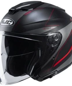 HJC I30 Slight Grey / Red