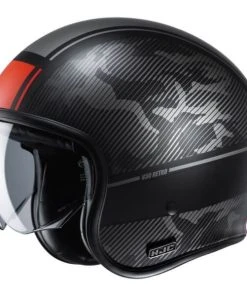HJC V30 Alpi Grey / Red