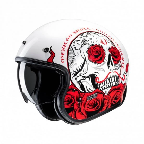 HJC V31 Desto White/Red MC1 1 HJC V31 Desto White/Red MC1