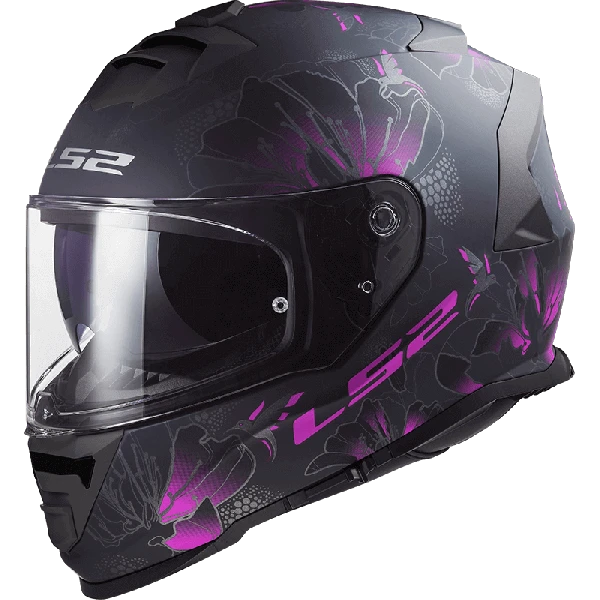 LS2 Storm Burst Matt Black Pink 1 LS2 Storm Burst Matt Black Pink