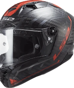 LS2 Thunder Carbon Sputnik Metal Red-06