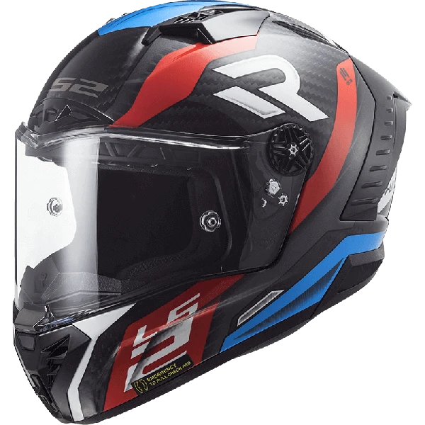 LS2 Thunder Carbon Supra Red Blue-06 1 LS2 Thunder Carbon Supra Red Blue-06