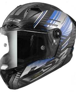 LS2 Thunder Carbon Volt Black Blue
