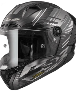 LS2 Thunder Carbon Volt Black Grey