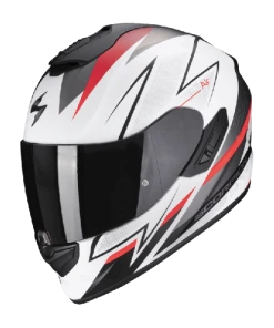 Scorpion EXO-1400 EVO AIR THELIOS Matt White-Red