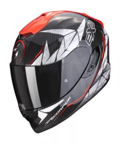Scorpion EXO-1400 EVO CARBON AIR ARANEA Black-red
