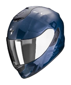 Scorpion EXO-1400 EVO CARBON AIR CEREBRO Blue