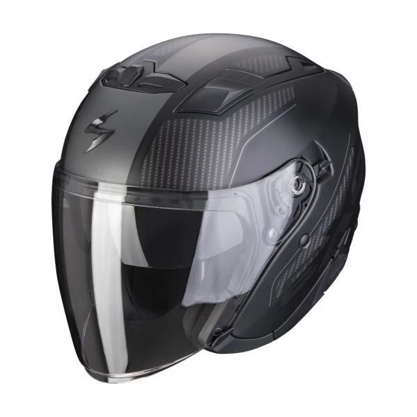 Scorpion EXO-230 Condor Matt Black-Silver 1 Scorpion EXO-230 Condor Matt Black-Silver