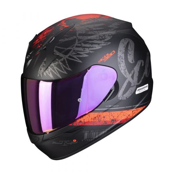 Scorpion EXO-390 Ighost Matt Black-Silver 1 Scorpion EXO-390 Ighost Matt Black-Silver