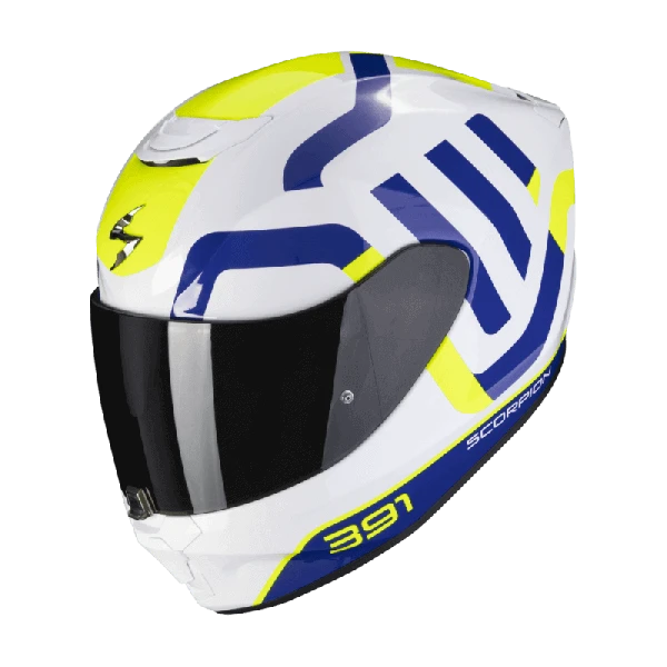 Scorpion EXO-391 AROK White-Blue-Yellow 1 Scorpion EXO-391 AROK White-Blue-Yellow