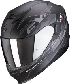 Scorpion EXO-520 AIR COVER Matt Black-Silver