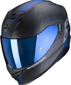 Scorpion EXO-520 AIR LATEN Matt Black-Blue