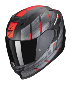 Scorpion EXO-520 EVO AIR MAHA Matt Black-Red