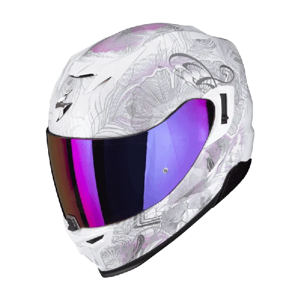 Scorpion EXO-520 EVO AIR MELROSE Pearl White-Pink 1 Scorpion EXO-520 EVO AIR MELROSE Pearl White-Pink